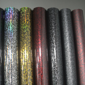 Film adhésif PVC <span class=keywords><strong>auto</strong></span>-adhésif pour voiture, film de protection de carrosserie, rouleaux de 1,52*18M, grain de carbone forgé - Product Image 5