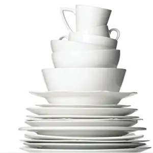 <span class=keywords><strong>Platos</strong></span> <span class=keywords><strong>y</strong></span> vajilla de cerámica con mango de cerámica para uso diario, para Hotel, boda, restaurante - Product Image 1