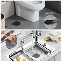 Bouchon de drain de sol en silicone désodorisant, couvercle d'étanchéité pour égout, bouchon de drain de salle de bain, gadget d'étanchéité pour éviter le reflux des eaux usées