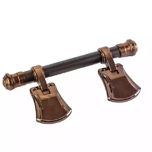 H9030 2 boru ucu + 2 tutucu cenaze malzemeleri aksesuarları tabut uzun gidon tabut ve tabut için - Product Image 3