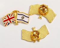 2024 nouveau maroc drapeau broche monde drapeau Badge alliage broche cristal époxy Souvenir en gros métal