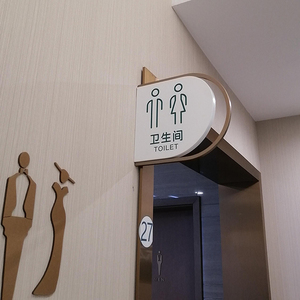 <span class=keywords><strong>Acrylic</strong></span> không thấm nước nhà vệ sinh dấu hiệu tấm LED ánh sáng công cộng nhà vệ sinh dấu hiệu cho Mall nhà vệ sinh chỉ số - Product Image 5