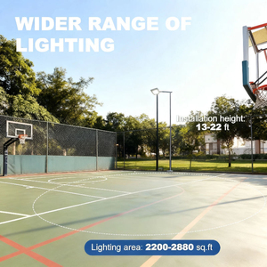Lampadaire Solaire Tout-en-un 6500LM Batterie 35000mAh IP54 Certifié TUV Efficacité 5M 8-12h pour Installation Facile Éclairage - Product Image 5