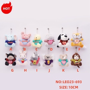 Bsci יצרנים באיכות גבוהה משלוח שרשת keyboy מיני חיות תליון קטיפה צעצוע ממולא צעצוע - Product Image 3