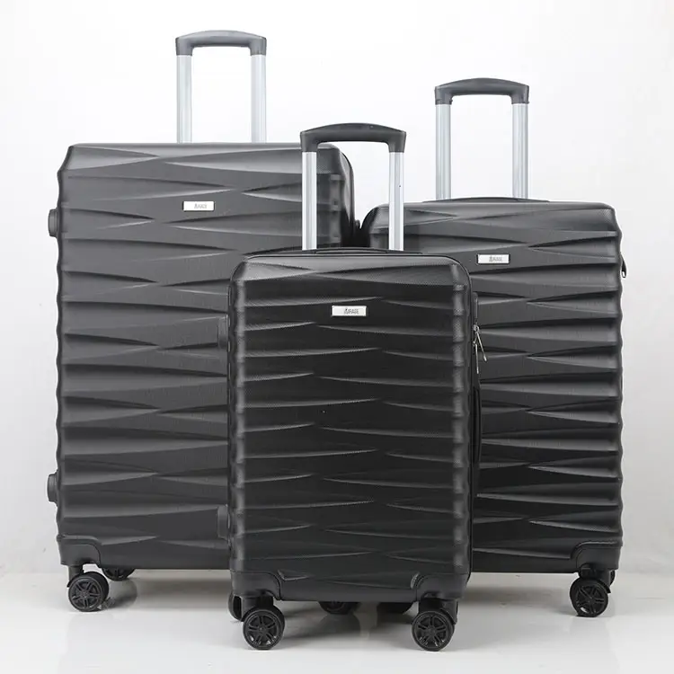 Fábrica OEM 3 PCS ABS Suitcase Set Viagem 20 24 28 polegada Business Bagagem Set Boa Qualidade Rolamento Bagagem sobre Rodas