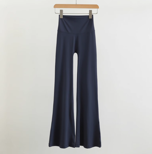 Pantalon de yoga à jambe large en nylon à séchage rapide, effet ventre plat et lifting des fesses, idéal pour le yoga et les tenues décontractées féminines - Product Image 6