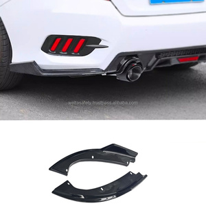 Welta Upgrade ABS Tablier Arrière Spoiler Lip Guard Auto Extérieur Mod Pièces Accessoires Extérieurs pour Honda 10th Gen Civic 2016-2020 - Product Image 3