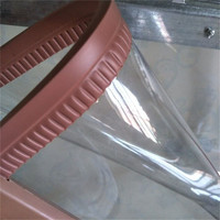 Rideau magnétique en PVC Bothwin de 3 mm, lisse, auto-scellant, fonctionnement silencieux pour les entrées de bureaux et les portes de salles de réunion