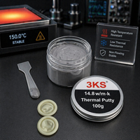 Silikon Pendingin Berkualitas Terbaik 3ks, Thermal Putty Cair, Thermal Pad, Thermal Gel untuk Touchpad