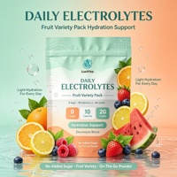 Polvo Electrolítico OEM, 4 Sabores, Mezcla para Bebida Hidratante con Sodio, Potasio y Magnesio para el Equilibrio Diario de Electrolitos
