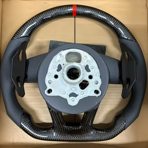Volant de course en fibre de carbone de haute qualité pour <span class=keywords><strong>Audi</strong></span> A1 8X A3 8V A4 B8 B9 A5 A6 C7 C8 <span class=keywords><strong>Q2</strong></span> Q3 Q5 Q7 TT S3 S5 S6 S7 - Product Image 6