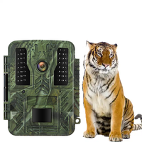 Caméra de surveillance de la faune, caméra de chasse à vision nocturne, caméra de chasse 4K IR avec objectif grand angle