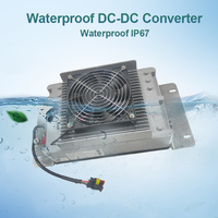 Convertisseur DC-DC 3000W 24V, convertisseur de batterie haute tension, entrée 80-900VDC, sortie 27V, bus CAN, IP67, pour camion électrique