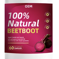 Offre Spéciale : Capsules de Betterave Riches en Nitrites pour Soutenir la Circulation Énergétique – Complément Santé en Gros, Marque Privée OEM/ODM