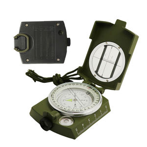 Açık vintage ayna jeolojik hassas taktik seyahat çizme anketi klinometre pusula - Product Image 1