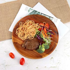 Vòng bằng gỗ phục vụ khay, gỗ tự nhiên platters Bộ đồ ăn cho home & nhà hàng - Product Image 4