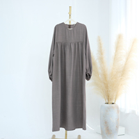 Nouvelle conception 2024 Abaya pour allaitement maternel, grande taille, robes modestes pour femmes, robe longue musulmane, vêtements islamiques pour femmes