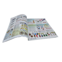 Kits de stylos personnalisés haut de gamme, catalogue, reliure de selle, livre souple, impression de brochures