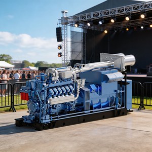 Industrial 1MW 1000kW Natural <strong>Gas</strong> Single Generator Set <strong>Power</strong> <strong>Plant</strong> 1250kVA Genset Automatic Voltage Regulation Water Cooled 83% - Product Image 3
