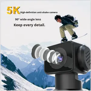 Caméra <span class=keywords><strong>de</strong></span> poche étanche HD professionnelle 5K anti-vibration, pour le sport, l'escalade, clip portable, enregistrement vidéo intelligent tout-en-un, 1,3 pouce - Product Image 3