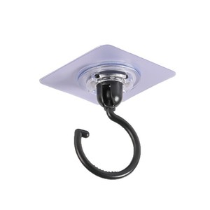 Ceiling Mounted Rotating <b>Hooks</b> Single <b>Hook</b> 1-3kg Load <b>Adhesive</b> Strong No Drill For Roof Wall Ceiling - Product Image 5