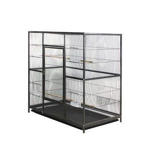 Grand fabricant amovible et empilable cage à oiseaux personnalisée pour élevage de volières en métal perroquets, pigeons, perruches et perruches avec séparateur - Product Image 5
