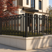 Système de clôture en aluminium MEXIN, poteaux et panneaux métalliques pour cour, allée, villa, décoration extérieure moderne, vente en gros