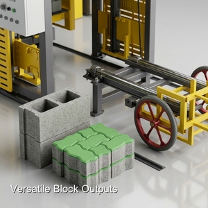 Descubra Cómo HF MACHINERY Transforma Sitios con la Máquina Automática para Fabricar Bloques de Hormigón QT4-16 - Product Image 5