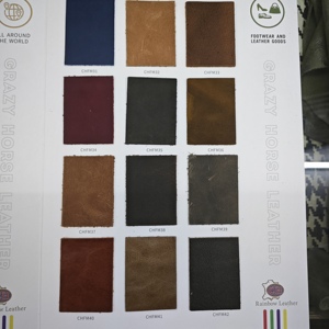 Genuino Crazy Horse cuero capa superior piel de <span class=keywords><strong>vaca</strong></span> Material para hombres cartera bolsa - Product Image 5