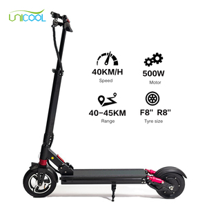 Unicool Patinete Electrico 500W Ce 350W Baratos <span class=keywords><strong>Dobra</strong></span> Xe Tay Ga Adulto Với 2 Rodadas - Product Image 2