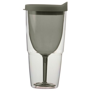 Hot 350ml Food Grade Double Wall Acrylic Wine Glass Beer Tumbler - Product Image 6