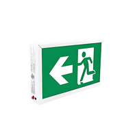 Lumière LED de sortie de secours IP65 AC 85-265V Lampe d'alarme incendie avec circuit homologué 3 ans 5W 3H Signalisation de sortie murale de secours