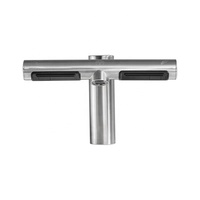 Robinet de salle de bain 2-en-1 en acier inoxydable 304 avec séchoir à mains automatique à capteur pour lavage et séchage