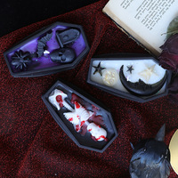 Bougie d'aromathérapie cercueil crâne fait à la main décor d'Halloween pour maison hantée atmosphère décoration domestique transfrontalière Diwali