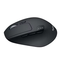Vente en gros Logitech M720 Excellente souris sans fil à double mode Bouton latéral Grande main Souris Confort Souris noire