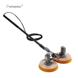 3.5M 5.5M alliage d'aluminium Double tête <span class=keywords><strong>Robot</strong></span> batterie avec brosse automatique DC AC panneau solaire nettoyage Machine à laver - Product Image 3