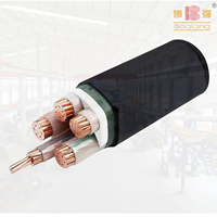 Câble d'alimentation basse tension à 5 conducteurs en cuivre, isolé XLPE/PVC, 0,6 kV-1 kV, série YJV/YJLV, marque Boqiang, pour usage en construction