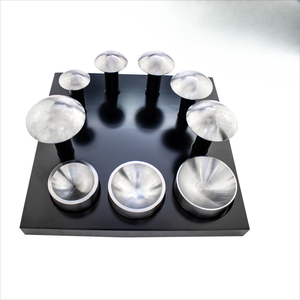 Woke Punch Round Square Nest Drill Round 15/17 Nest Anvil Jewelry Making Supplies Kit Bell Making Tool CN/FUJ - Product Image 1