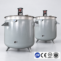 Cuve de Réaction en Acier Inoxydable SS304/316 avec Agitateur pour Produits Chimiques, Cosmétiques, Alimentaires et Laboratoires