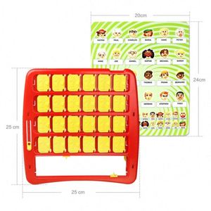Diy Chess Desktop Battle Guessing Characters Logical Reasoning Parent-Child Interaction Guess Who Board <b>Game</b> - Product Image 6