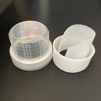 Bouchon de bouteille en plastique avec vis, pour mesurer le liquide, couvercle de bouteille de savon liquide, bouchons de bouteille de lessive liquide