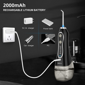 Hydropulseur Portable OEM/ODM 300ML Étanche IPX7 à 5 Modes pour Soins Dentaires - Product Image 2