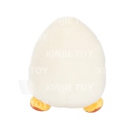 Poupée en peluche œuf personnalisée avec design de dessin animé, poupées œuf rembourrées sur mesure, yeux brodés, poupée œuf douce