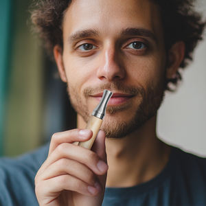 Inhalador Nasal de Madera para Aliviar la Ansiedad, Ajustable, con Ventilación, Alternativa a las Cigarrillos con Mentol, Aceite Esencial para Respirar, Colgante - Product Image 4