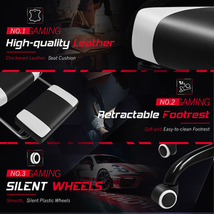 <span class=keywords><strong>2025</strong></span> Massagem Cadeira De Escritório 400LBS Cadeira Do Escritório Executivo com Apoio Para Os Pés Gaming Cadeira com Alto-falantes Bluetooth e Luzes LED RGB - Product Image 6