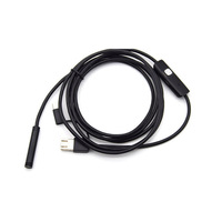 Caméra endoscopique industrielle 3in1 USB 5mm détection de caméra haute définition Portable Flexible Endoscope Inspection OTG