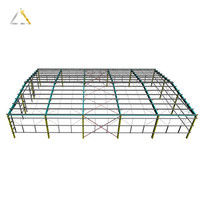 Estructura de almacén pequeño de dos pisos, Marcos deportivos prefabricados, taller grande de construcción de acero, a la venta