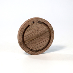 Creativo DIY temporada de otoño Etiqueta de madera aromaterapia coche difusor nogal madera Chip aceite esencial <span class=keywords><strong>colgante</strong></span> para regalos y decoración - Product Image 6