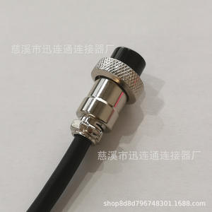 Connecteur aviation GX16 femelle neuf avec câble de 1 m, adaptateur de sortie CC à 2, 3, 4, 5, 6 ou 7 broches en alliage de zinc - Product Image 4