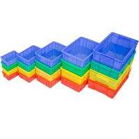 Rubik's cube empilable multifonction, boîte de rangement en acrylique, pour vente en gros de boîte en plastique, rangement de petites pièces et vis